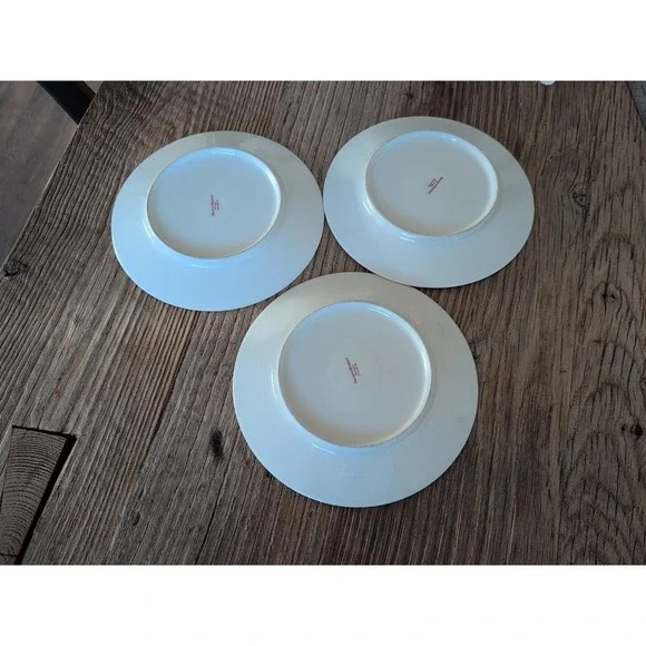 Vintage Theodore Haviland Limoges France Belfort Salad Dessert Bread Plate 3 Pcs - Picture 8 of 14